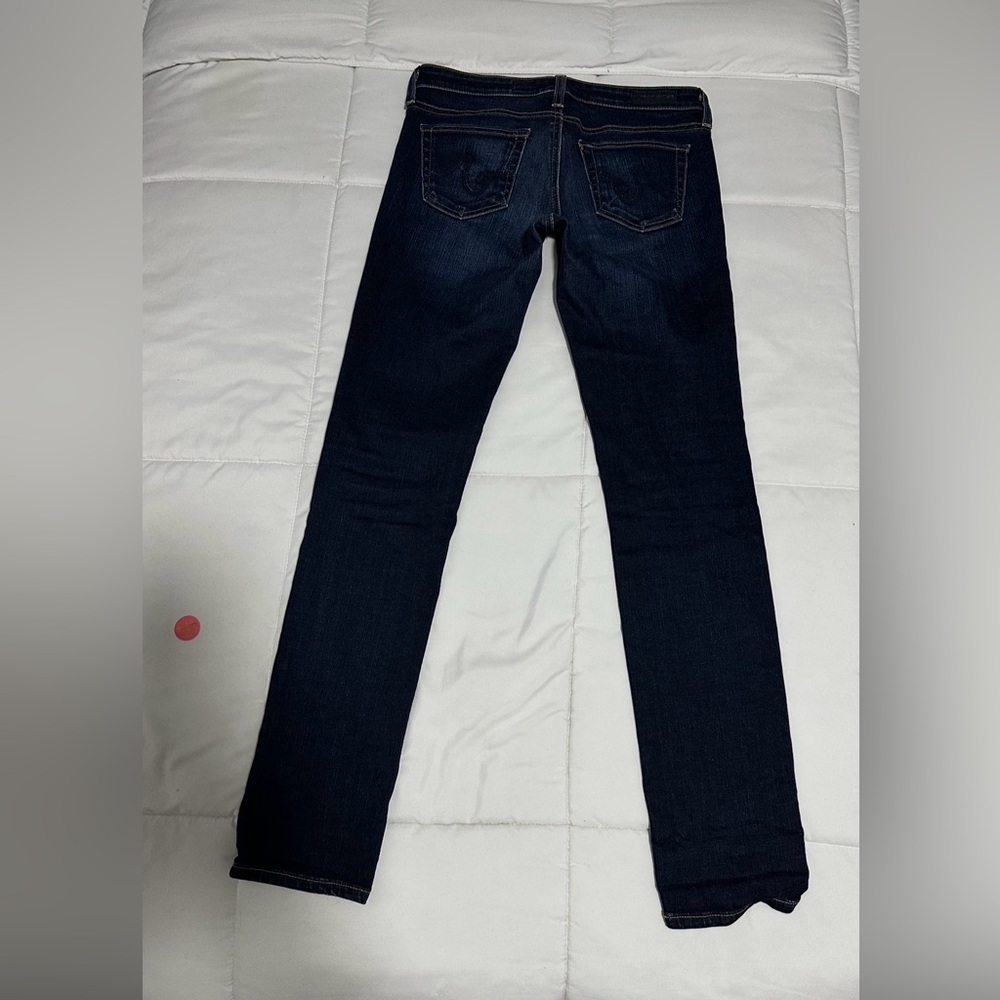 AG Adriano Goldschmied The Stilt Cigarette Leg Jeans Size 25R Dark Wash Women’s